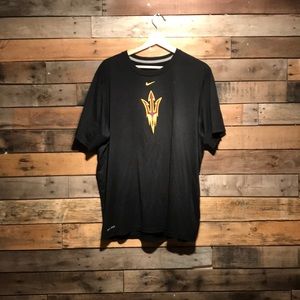 Black ASU Nike dry fit shirt